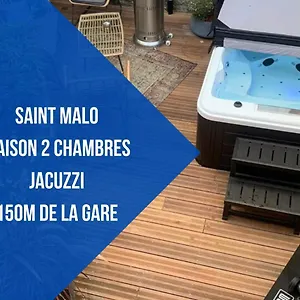Malo - Jolie Maison Avec Jacuzzi 150m Gare Saint-Malo